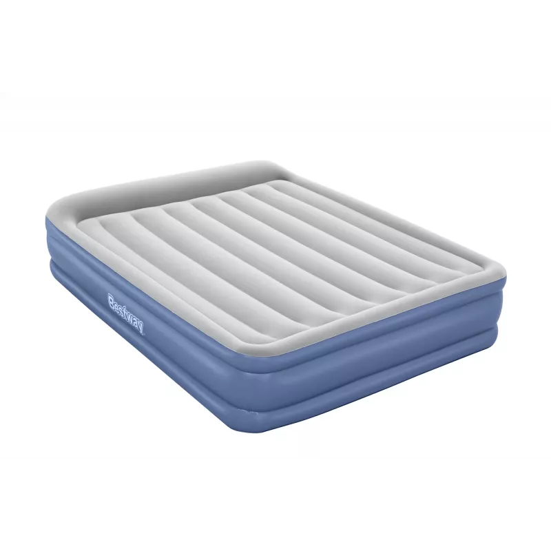 Bestway Tritech Materac powietrzny Queen z wbudowaną pompą AC i powłoką antybakteryjną 2,03 m x 1,52 m x 46 cm