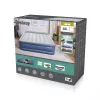 Bestway Tritech Materac powietrzny Queen z wbudowaną pompą AC i powłoką antybakteryjną 2,03 m x 1,52 m x 46 cm
