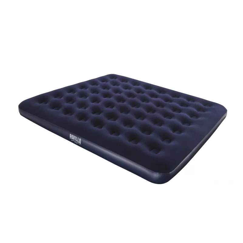 Materac dmuchany Bestway Flocked Airbed - King - 2,03 m x 1,83 m x 22 cm, materac dwuosobowy