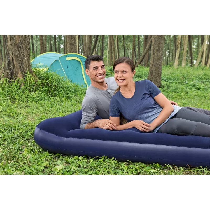 Materac powietrzny Bestway Full z wbudowaną pompką nożną 1,91 m x 1,37 m x 28 cm