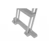 Bestway Flip & Lock Drabinka basenowa naziemna 1,32 m, drabinka, szara, metal, tworzywo sztuczne, 150 kg, 4 stopnie, EN16582
