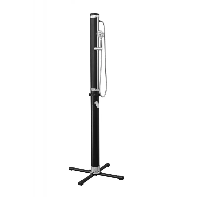 Prysznic zewnętrzny Bestway SolarFlow 20 L, wolnostojący, czarny, metal, PVC