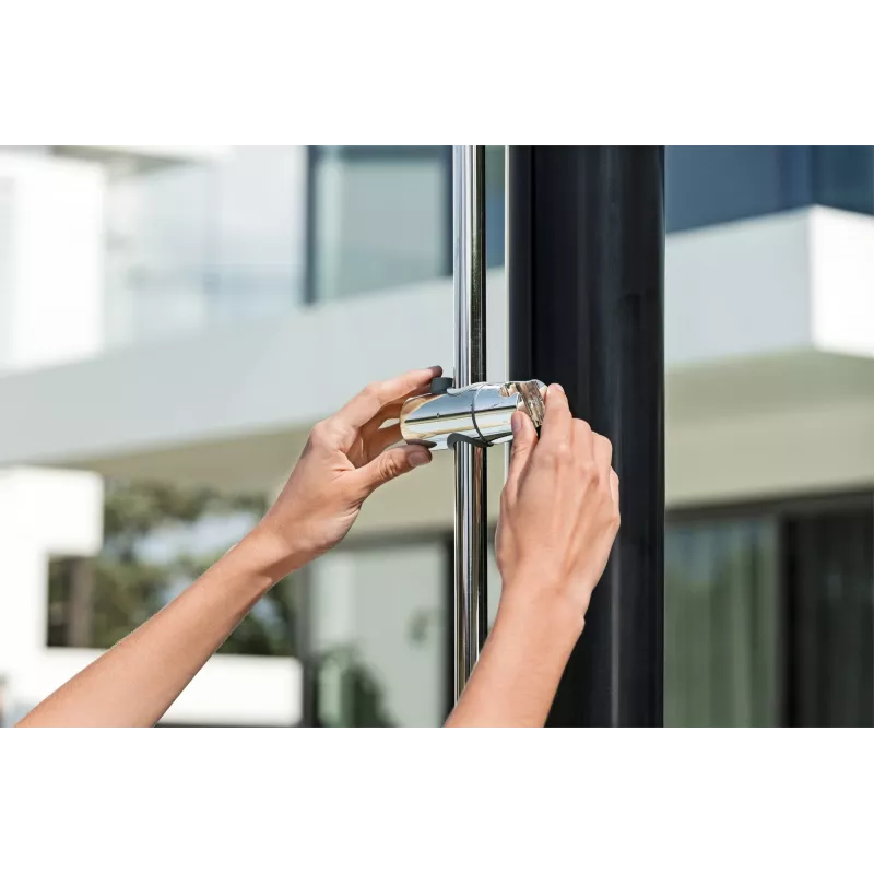 Prysznic zewnętrzny Bestway SolarFlow 20 L, wolnostojący, czarny, metal, PVC