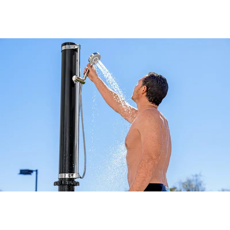 Prysznic zewnętrzny Bestway SolarFlow 20 L, wolnostojący, czarny, metal, PVC