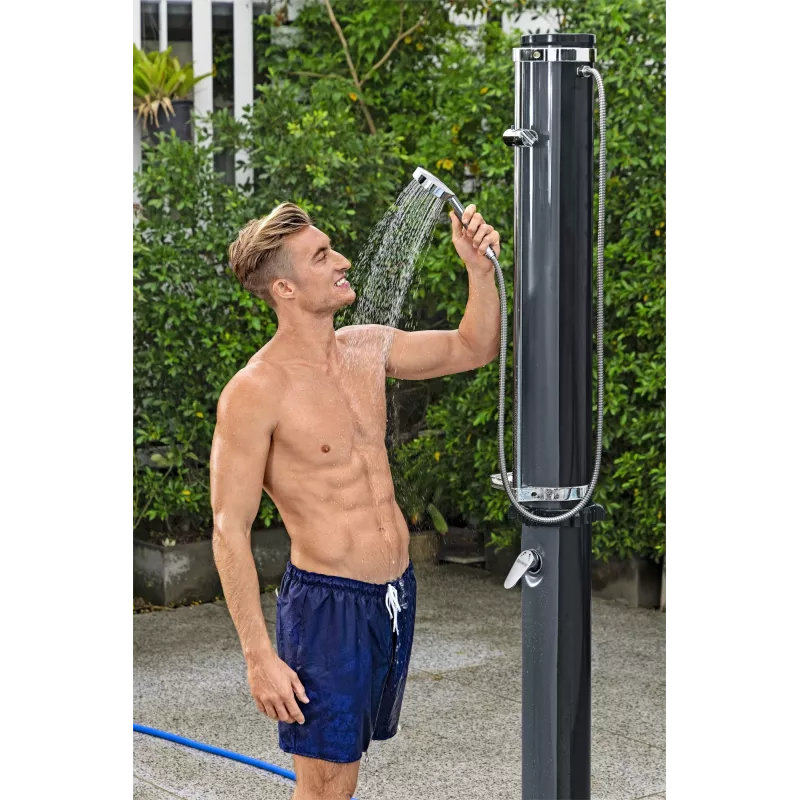 Bestway SolarFlow 35 L prysznic zewnętrzny, wolnostojący, czarny, 35 L, EN1112, 620 mm, 620 mm