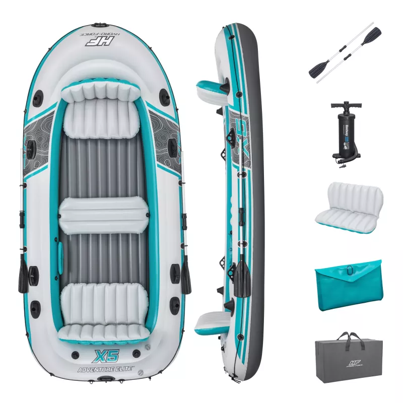 Bestway Hydro-Force Adventure Elite X5 Zestaw pontonu wiosłowego 3,64 m