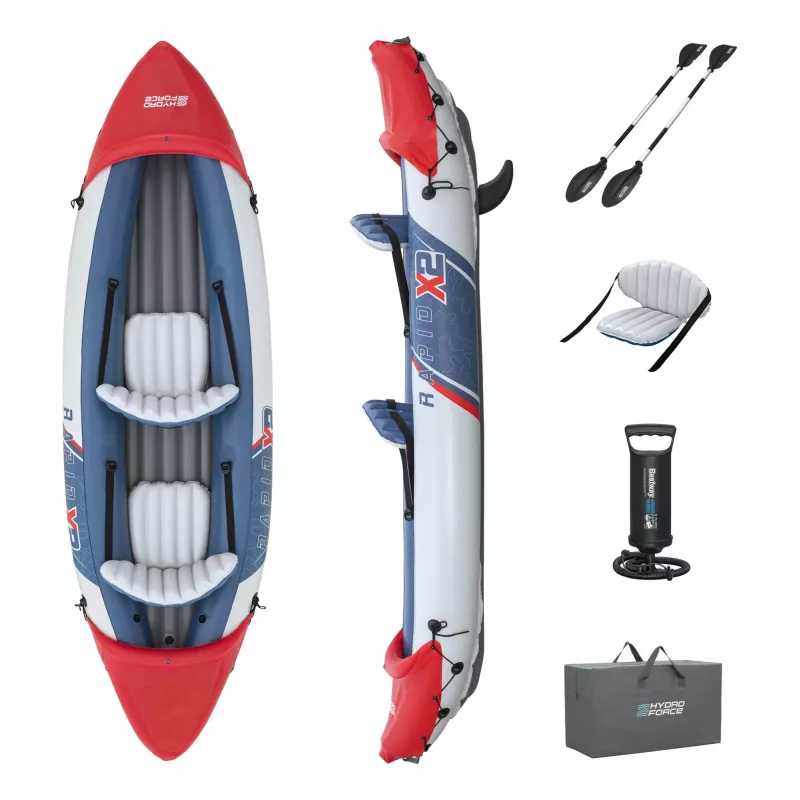 Bestway Hydro Force Rapid X2 nadmuchiwany zestaw kajakowy dla 2 osób 3,21 m