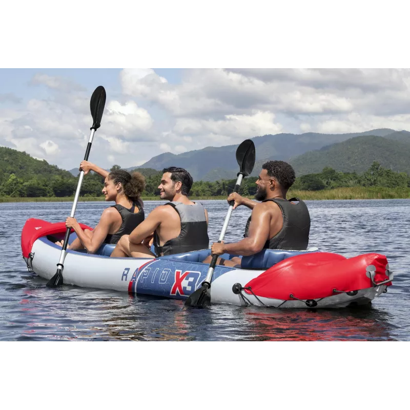 Zestaw kajaka pompowanego Bestway Hydro Force Rapid X3 dla 3 osób 3,81 m