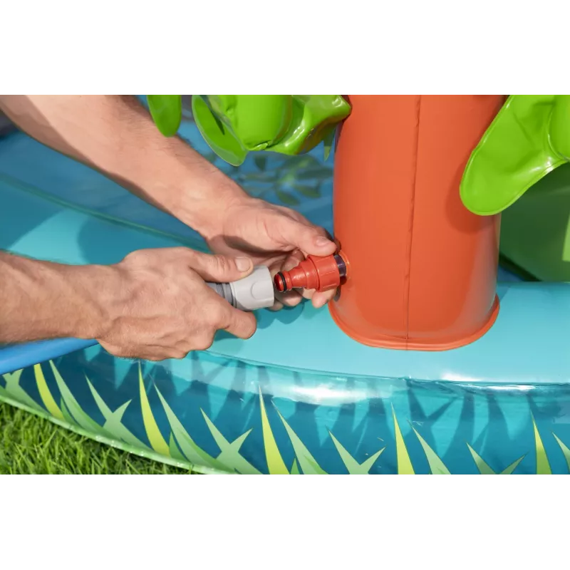 Bestway Crocodile Cove dziecięce dmuchane centrum wodne i basen 2,24 m x 1,81 m x 72 cm