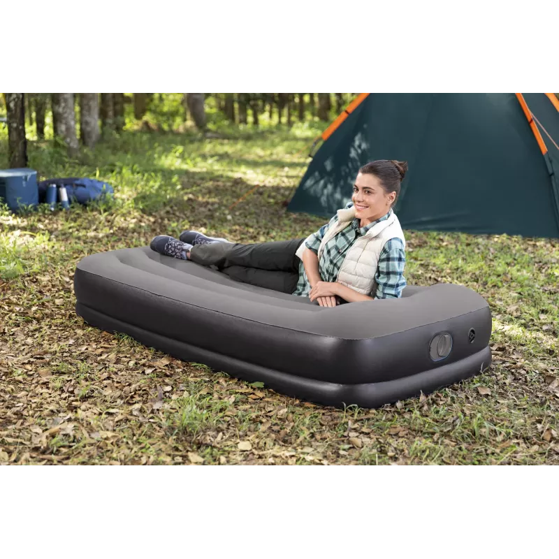 Materac powietrzny Bestway Tritech Twin z wbudowaną pompką USB 1,91 m x 97 cm x 36 cm