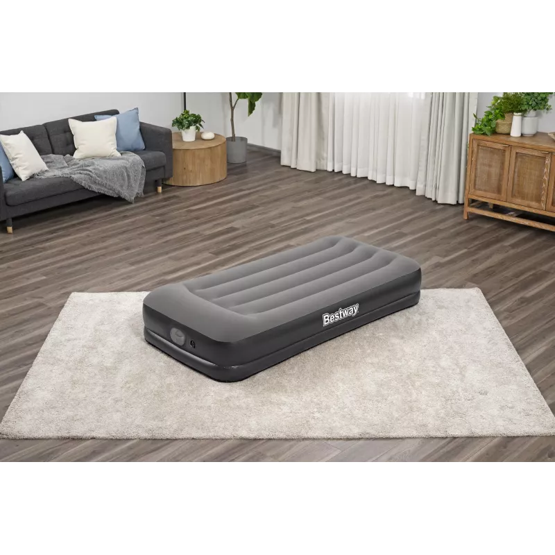 Materac powietrzny Bestway Tritech Twin z wbudowaną pompką USB 1,91 m x 97 cm x 36 cm