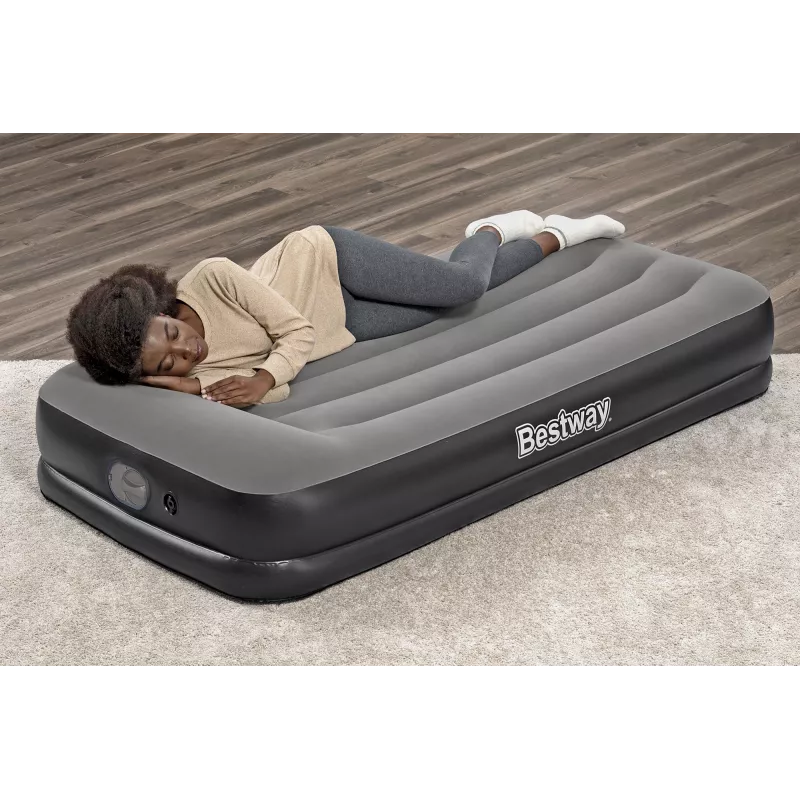 Materac powietrzny Bestway Tritech Twin z wbudowaną pompką USB 1,91 m x 97 cm x 36 cm