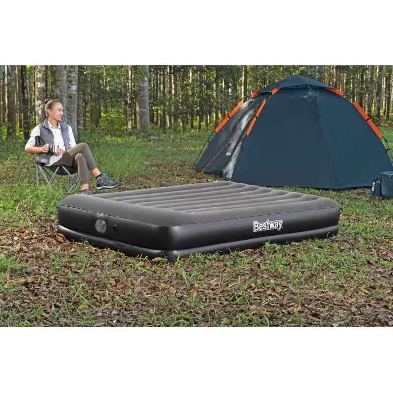 Bestway Tritech Materac powietrzny Queen z wbudowaną pompką USB 2,03 m x 1,52 m x 36 cm