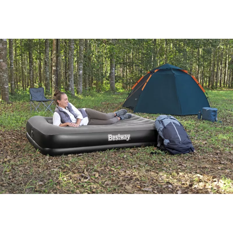 Bestway Tritech Materac powietrzny Queen z wbudowaną pompką USB 2,03 m x 1,52 m x 36 cm