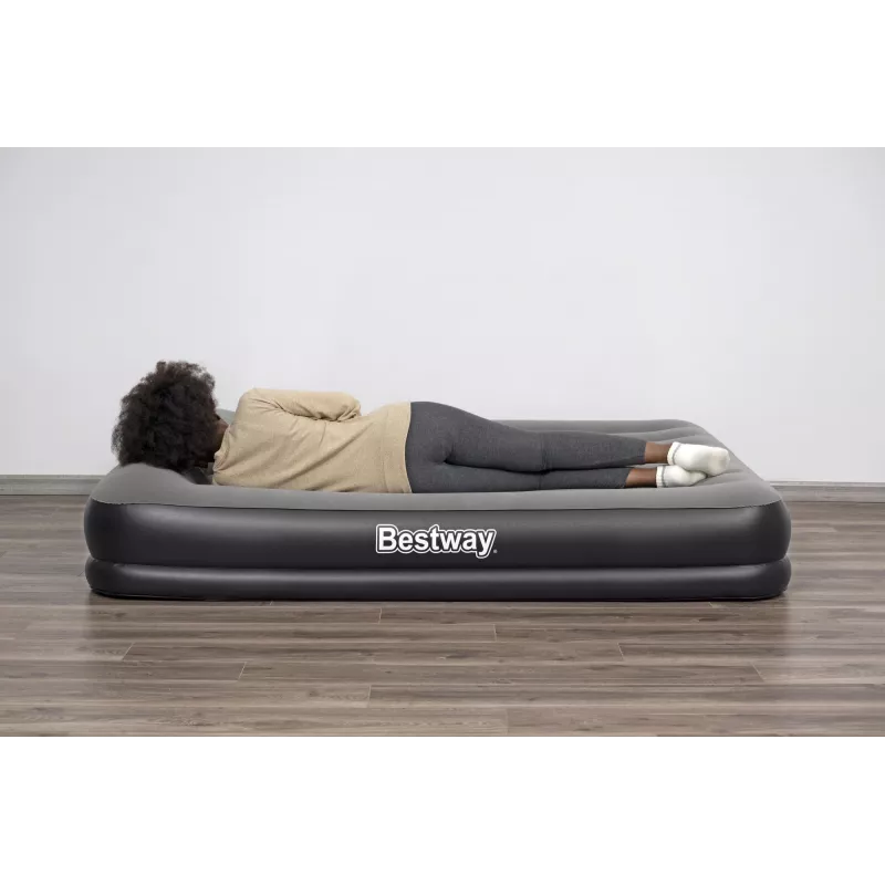 Bestway Tritech Materac powietrzny Queen z wbudowaną pompką USB 2,03 m x 1,52 m x 36 cm