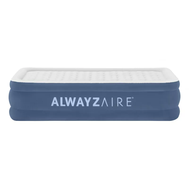Materac powietrzny Bestway AlwayzAire Twin z wbudowaną podwójną pompą 1,91 m x 97 cm x 46 cm