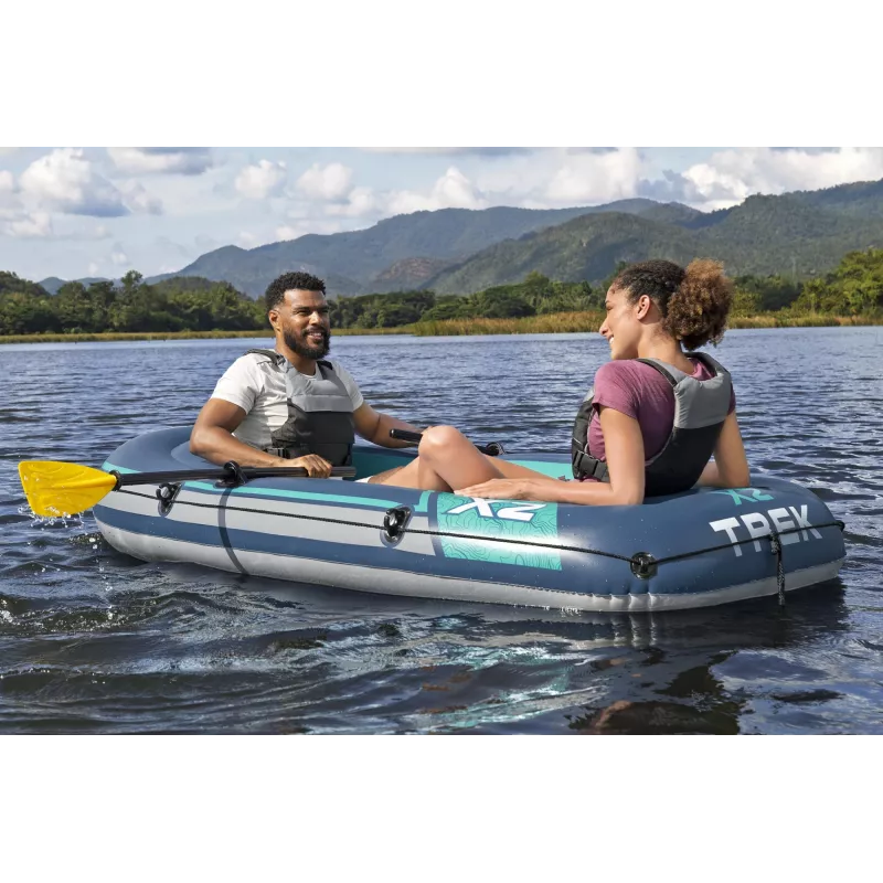 Zestaw pontonu wiosłowego Bestway Hydro Force Trek X2 dla 2 osób 2,32 m