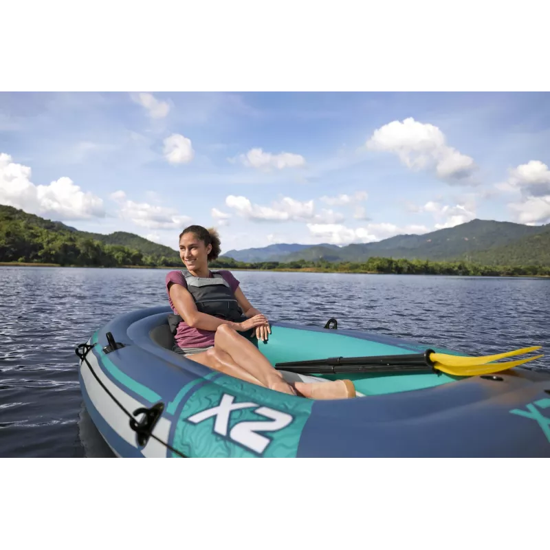 Zestaw pontonu wiosłowego Bestway Hydro Force Trek X2 dla 2 osób 2,32 m