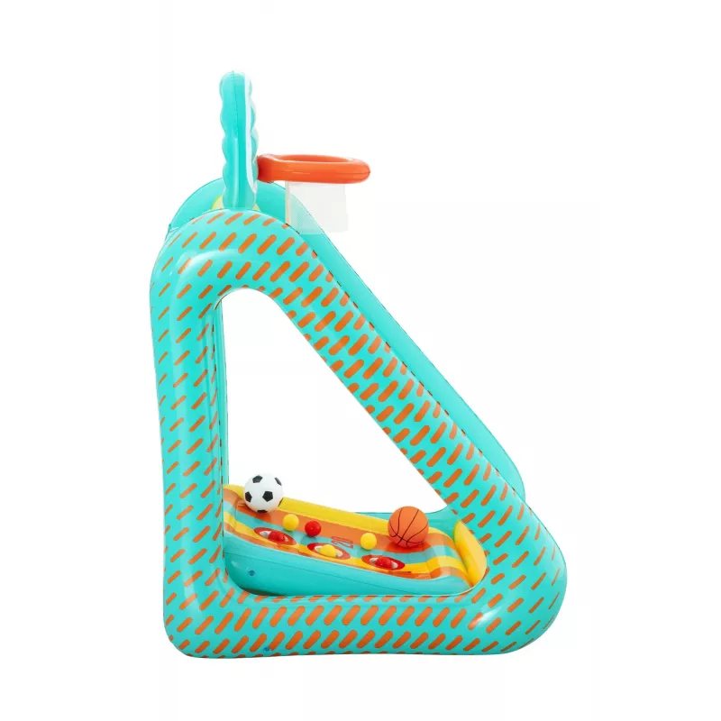 Bestway Perfect Aim 3-w-1 dmuchane centrum gier ogrodowych, Dmuchane centrum zabaw, 5 lat, Polichlorek winylu (PVC), Wielokolorowy