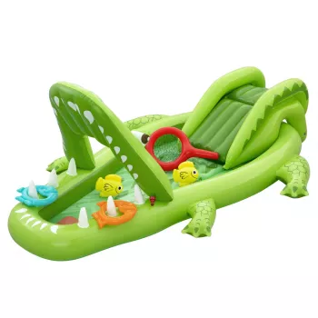 Bestway Later Gator — dmuchane centrum zabawy wodnej i basen dla dzieci 2,34 m x 1,63 m x 87 cm