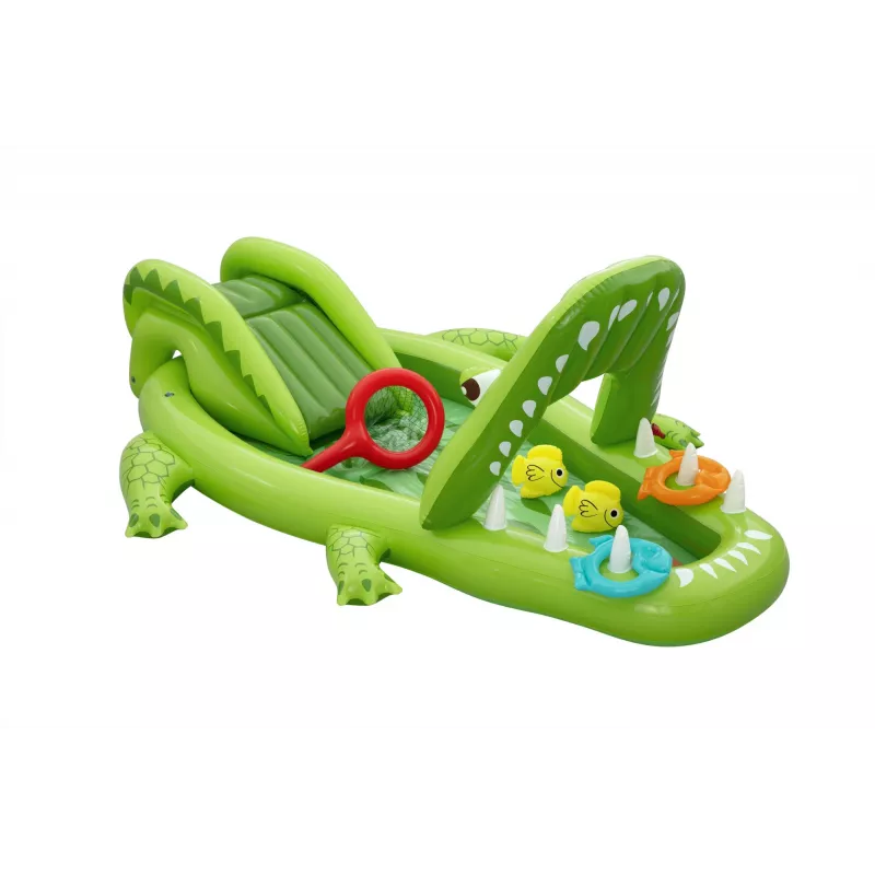 Bestway Later Gator — dmuchane centrum zabawy wodnej i basen dla dzieci 2,34 m x 1,63 m x 87 cm