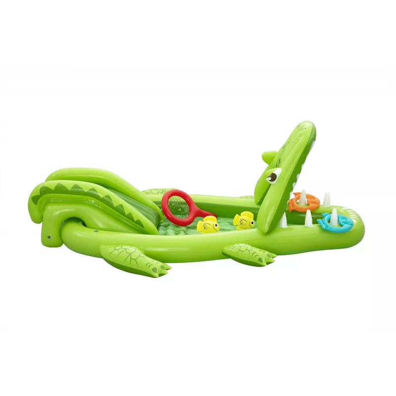 Bestway Later Gator — dmuchane centrum zabawy wodnej i basen dla dzieci 2,34 m x 1,63 m x 87 cm