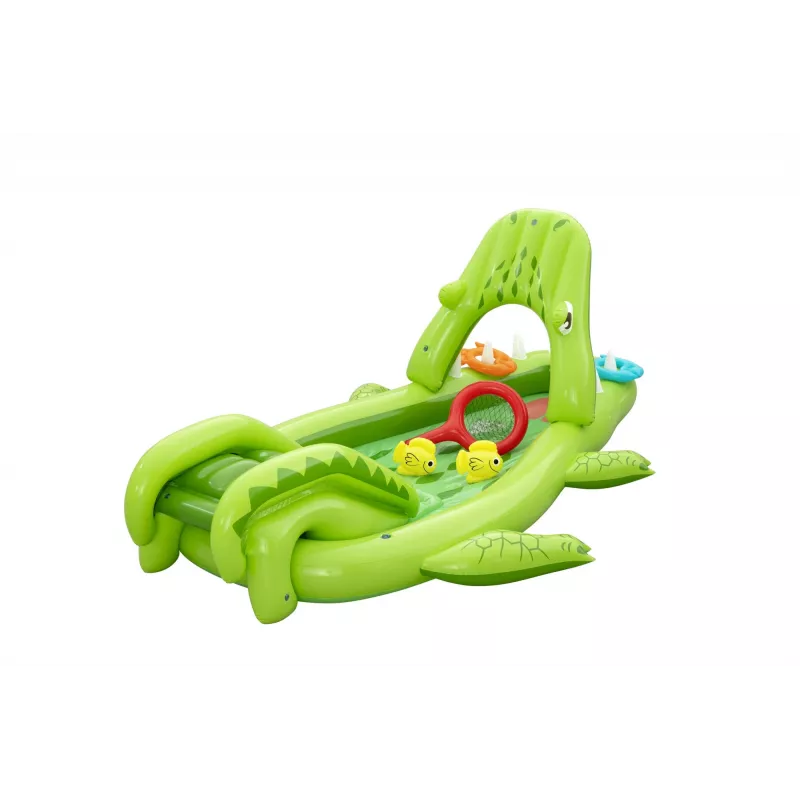Bestway Later Gator — dmuchane centrum zabawy wodnej i basen dla dzieci 2,34 m x 1,63 m x 87 cm