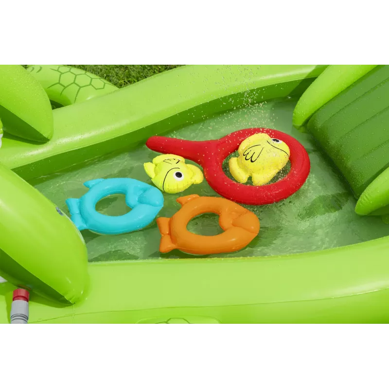 Bestway Later Gator — dmuchane centrum zabawy wodnej i basen dla dzieci 2,34 m x 1,63 m x 87 cm