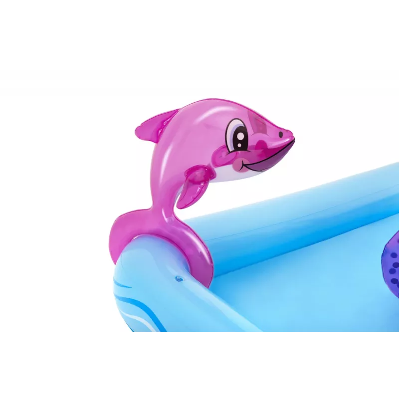 Bestway Play Center Fantastic Aquarium basen do zabawy, basen dmuchany, 308 l, kształt cyfry 8, 2 lata, winyl, wielokolorowy