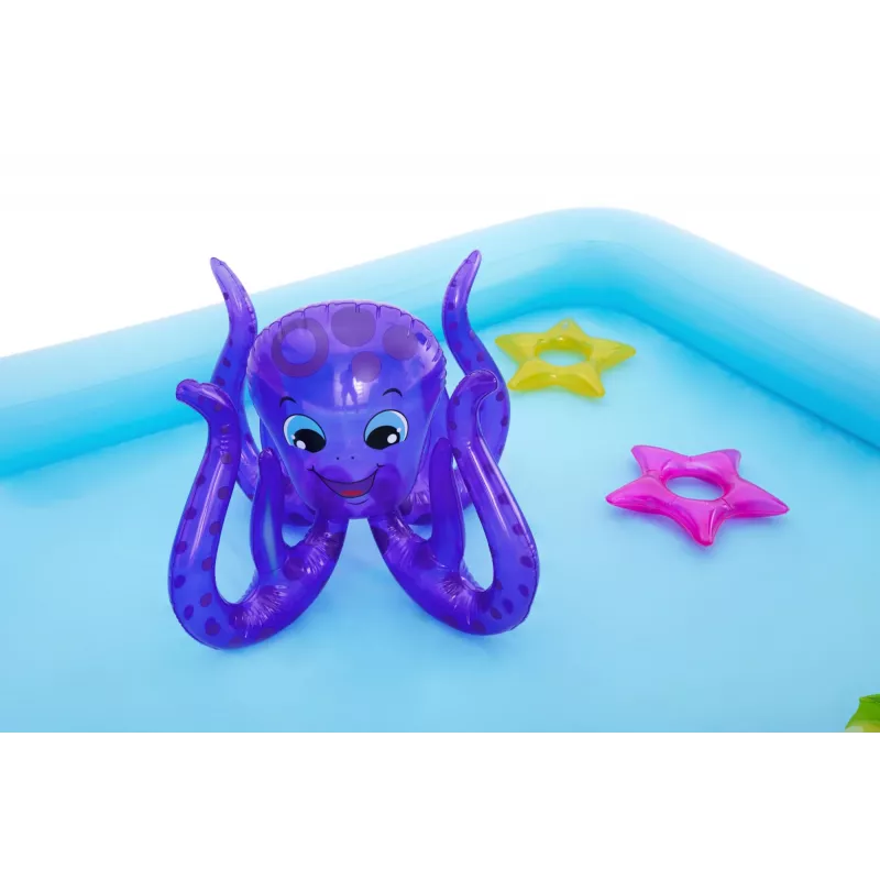 Bestway Play Center Fantastic Aquarium basen do zabawy, basen dmuchany, 308 l, kształt cyfry 8, 2 lata, winyl, wielokolorowy