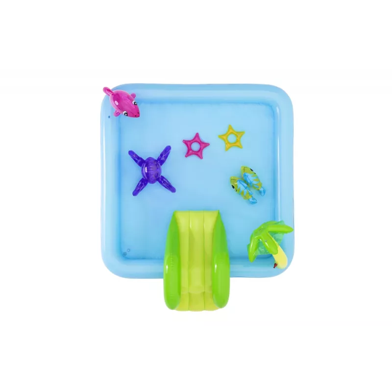 Bestway Play Center Fantastic Aquarium basen do zabawy, basen dmuchany, 308 l, kształt cyfry 8, 2 lata, winyl, wielokolorowy