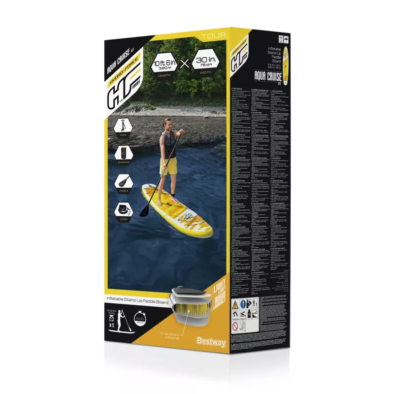 Bestway Hydro-Force 10'6 inch x 30 inch x 4.75 inch/3.20m x 76cm x 12cm Zestaw Aqua Cruise