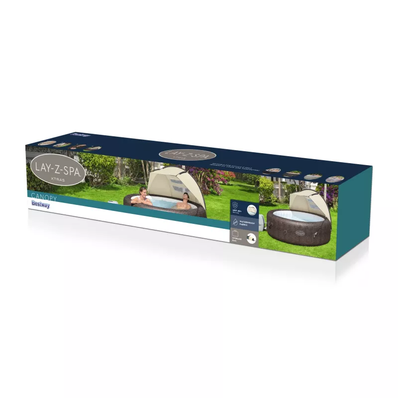 Bestway Lay-Z-Spa 6' x 37 cali x 43 cale/1,83m x 94cm x 1,09m Zadaszenie