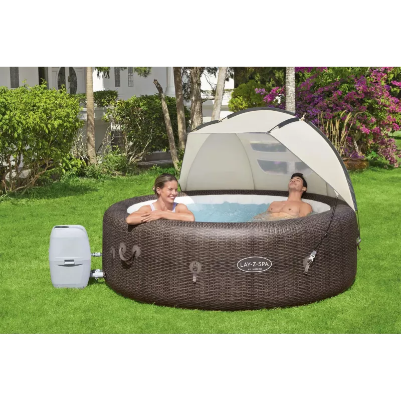 Bestway Lay-Z-Spa 6' x 37 cali x 43 cale/1,83m x 94cm x 1,09m Zadaszenie
