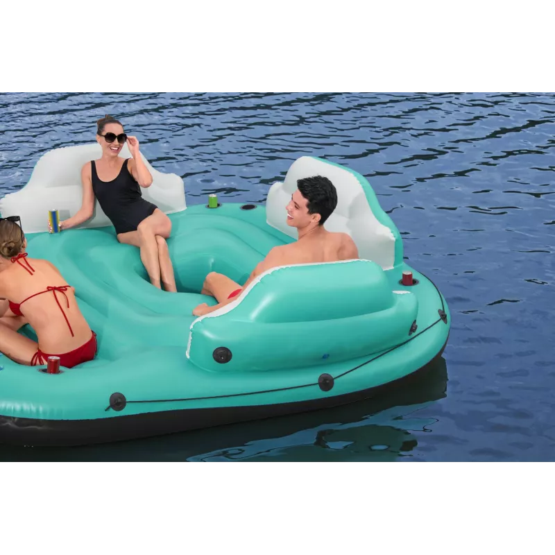 Bestway Hydro-Force 9'10 inch x 9'/3.00m x 2.75m Sunny Lounge Island