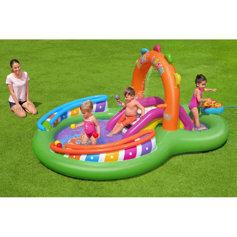 Bestway 9'8 cala x 6'3 cala x 54 cale/2,95 m x 1,90 m x 1,37 m Centrum Zabaw Sing 'n Splash