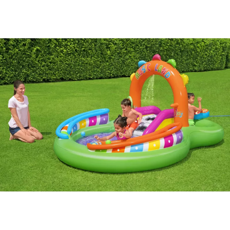 Bestway 9'8 cala x 6'3 cala x 54 cale/2,95 m x 1,90 m x 1,37 m Centrum Zabaw Sing 'n Splash
