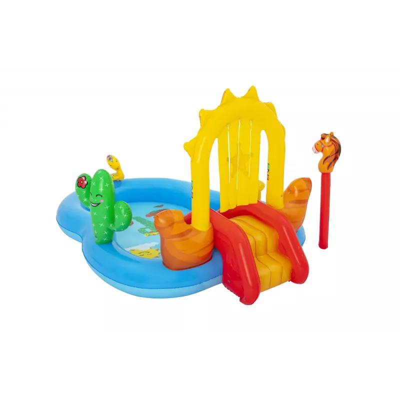 Bestway 8'8 cala x 6'2 cala x 55 cali / 2,64 m x 1,88 m x 1,40 m Centrum zabaw Dzikiego Zachodu
