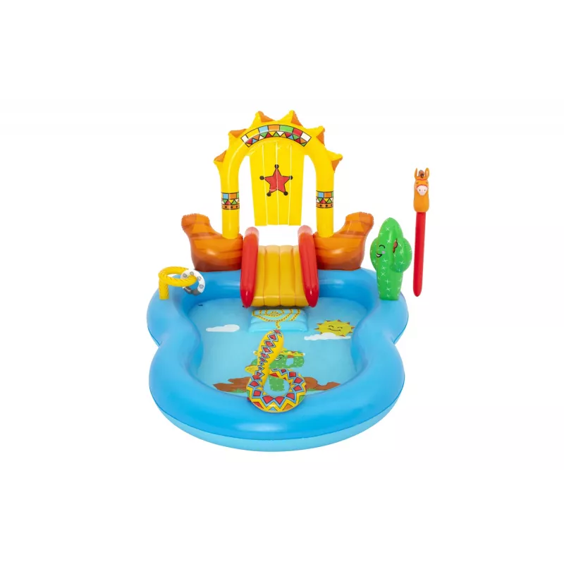 Bestway 8'8 cala x 6'2 cala x 55 cali / 2,64 m x 1,88 m x 1,40 m Centrum zabaw Dzikiego Zachodu