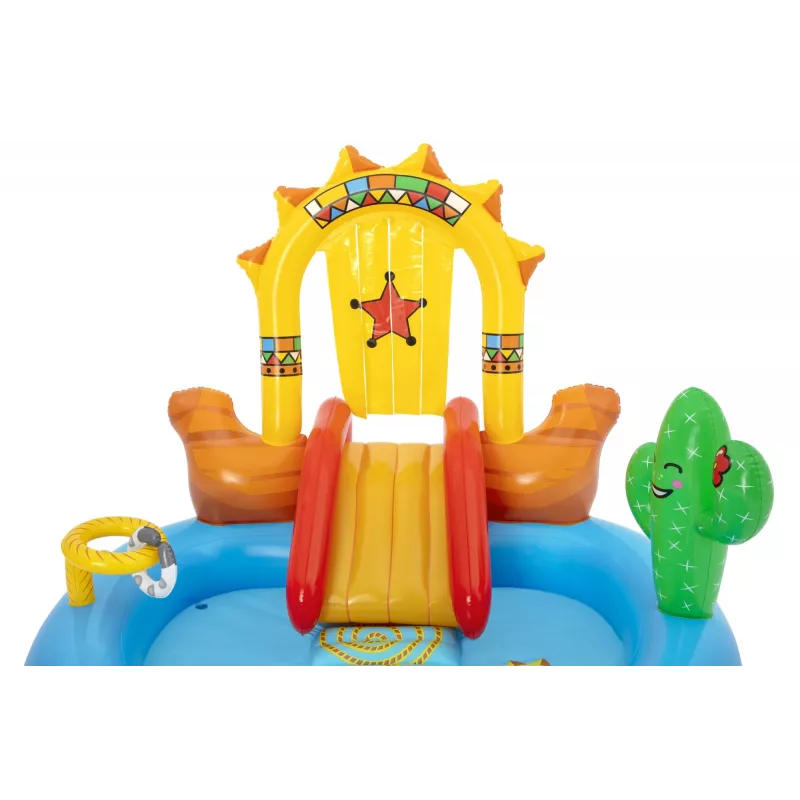 Bestway 8'8 cala x 6'2 cala x 55 cali / 2,64 m x 1,88 m x 1,40 m Centrum zabaw Dzikiego Zachodu