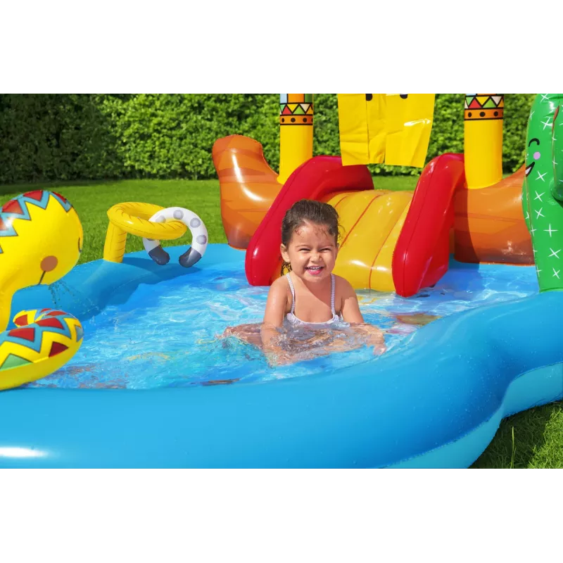 Bestway 8'8 cala x 6'2 cala x 55 cali / 2,64 m x 1,88 m x 1,40 m Centrum zabaw Dzikiego Zachodu