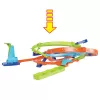 Hot Wheels Action Loop Cyclone Challenge Track Set z samochodzikiem w skali 1:64, łatwe przechowywanie