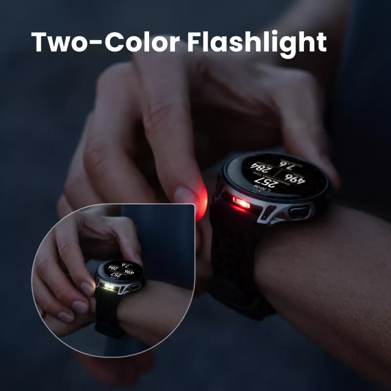 Amazfit Cheetah 2 Pro 3,35 cm (1,32 cala) AMOLED 48 mm Cyfrowy 466 x 466 pikseli Ekran dotykowy Tytan Wi-Fi