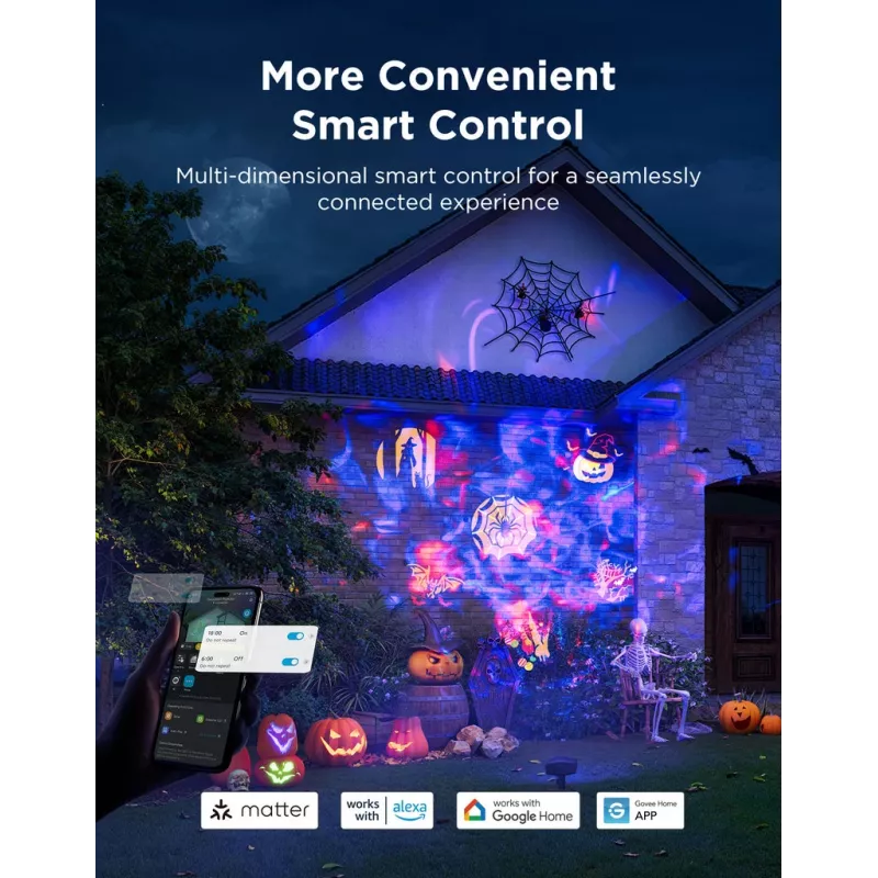Govee H7071 Inteligentny reflektor oświetleniowy Wi-Fi/Bluetooth