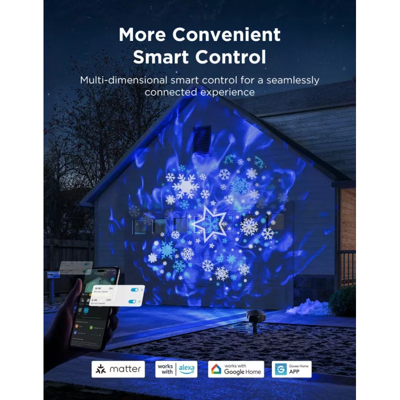 Govee H7071 Inteligentny reflektor oświetleniowy Wi-Fi/Bluetooth