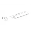 Multibrackets M Universal kabel Cover biały 50mm-W 1600-L, Biały, Aluminium, 50 mm, 1 szt., 64 mm, 1620 mm