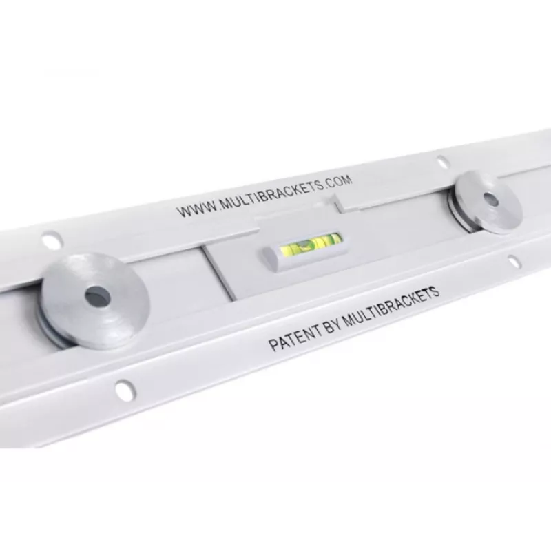 Multibrackets M Universal Wallmount Super cienki Small srebrny, 66 cm (26 cali), 81,3 cm (32 cale), 200 x 100 mm, 400 x 400 mm, Aluminium, Srebrny