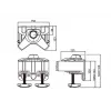 Multibrackets M Desktopmount Single / Dual / Triple Stand Zacisk biurkowy