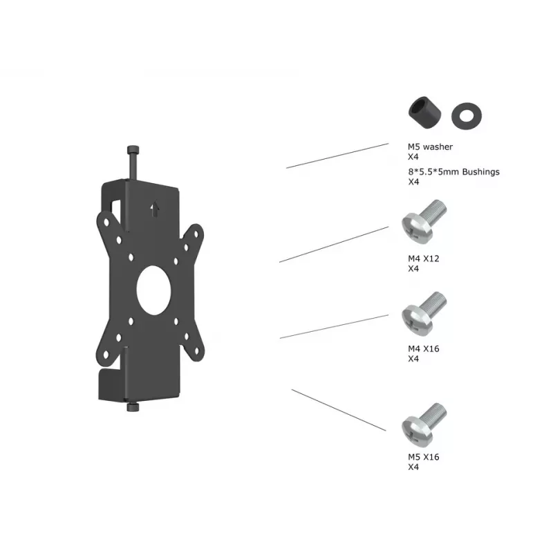 Multibrackets M Pro Series - Uchwyt do monitora Fixed Pro 50/75/100