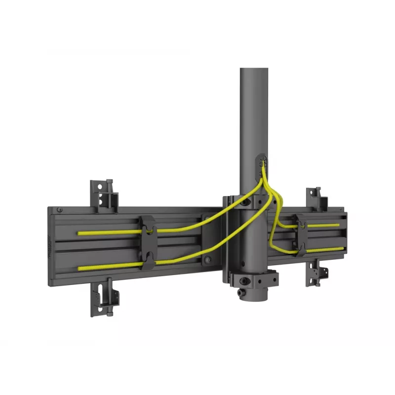 Multibrackets M Pro Series - Klips do zarządzania kablami, 6 szt., Klips do zarządzania kablami, Czarny, Tworzywo sztuczne, 100 g, 90 mm, 30 mm